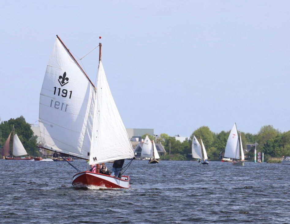 Lekker voor de wind zeilen met de 1191.